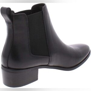 👢✨ Steve Madden Dover Chelsea Ankle Boots Black Leather Women 10M 1.5” Heel